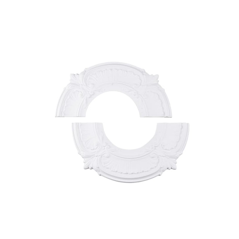 Split Design 12 Inch Ceiling Medallion for Lights & Fans