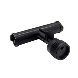 Dura Faucet DF-RK900-BK RV Shower Faucet Diverter Tee Replacement for Hose (Black)