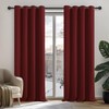 Deconovo Deconovo Home Decorative Red Blackout Curtains Thermal Insulated Eyelet
