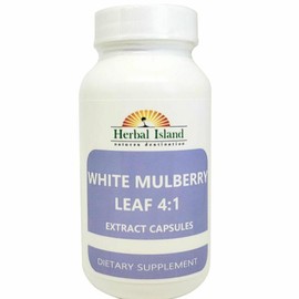 Generic White Mulberry Leaf Extract 4:1 Capsules (500mg Each) - 60