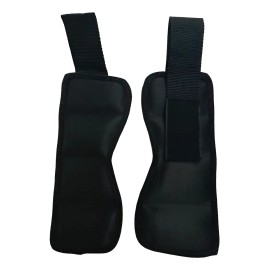 Polainas De 500g Para Muñeca Tobillos Ajustables Gym Fitness Negro