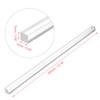 TOP-VIGOR 2Pcs Acrylic Square Rod, 15mm x 15mm x 350mm