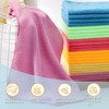 Canvas Trend Pack of 12 Microfibre Cleaning Cloth,Multi-Functional Multi-Color Microfibre