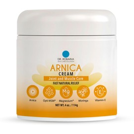 Dr. Robaina Dr. Robaina Arnica Bruise Fast Relief Cream with Natural Ingredients C Moisturizer for Bruises on Arms, Legs, and Hands | 4 oz - Made in USA