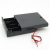Newzoll Enclosed Box Case for AA 4 Cell Battery Storage