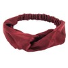 Yeshan Yeshan Women's Criss cross Silk Satin Headbands Elastic Twisted