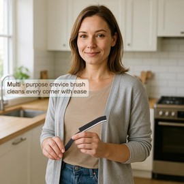 [7 Pezzi] Spazzola per Pulizia Fessure, Spazzola per Pulire le Fughe, Pulisci Fughe Piastrelle, Spazzola Multifunzionale per Angoli, Fughe Pavimenti, Lavandino, Binari Finestra, Bagno e Cucina