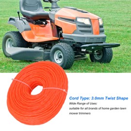 Trimmer Line, 3mm/85m Durable Fast Cutting Widely Compatible String Trimmer Line, Heavy Duty Professional Nylon Twist Weed Eater String for Husqvarna for Ryobi for Stihl