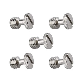 NICEYRIG 3/8 Screw Camera Screw 3/8" Camera Retaining Screw 3/8" Screw Fixed Screw Connector Stainless Steel Material for DSLR Digital Camera Tripod, Monopod, Ball Head, Cage (5 Pack) - 179