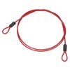 PATIKIL 1/8" Vinyl Coated Stainless Steel Cable with Loop 4ft(48")
