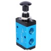 Pneumatic 2-Position 3-Way Air Hand Lever Valve 1/4 Inch Compressed
