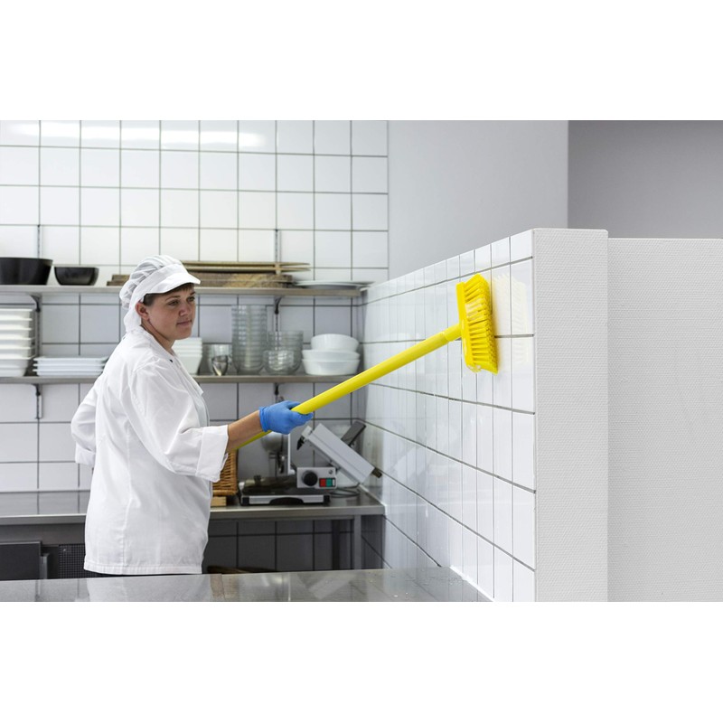 Vikan Compact Wall/Deck Scrub - Hard - Green