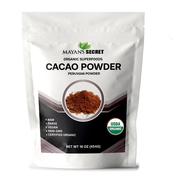 Mayan’s Secret - Organic Cocoa Powder Unsweetened Raw Cacao Powder