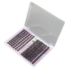 126 Cluster Lashes 10‑14mm Fluffy D Curl Individual Lashes for