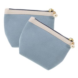 Baluue 2pcs Mini Portable Makeup Pouch Lipstick Organizer Bag for Travel Dustproof Cosmetic Storage for Daily Use Cute and Compact Travel Essential for Women