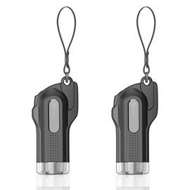 FIBOUND Pack of 2 Car Window Breaker, Car Emergency Window Glass Breaker, Seat Belt Cutter, Car Window Breaker Emergency Tool, Glass Breaker, Easy and Quick to Use (Black)