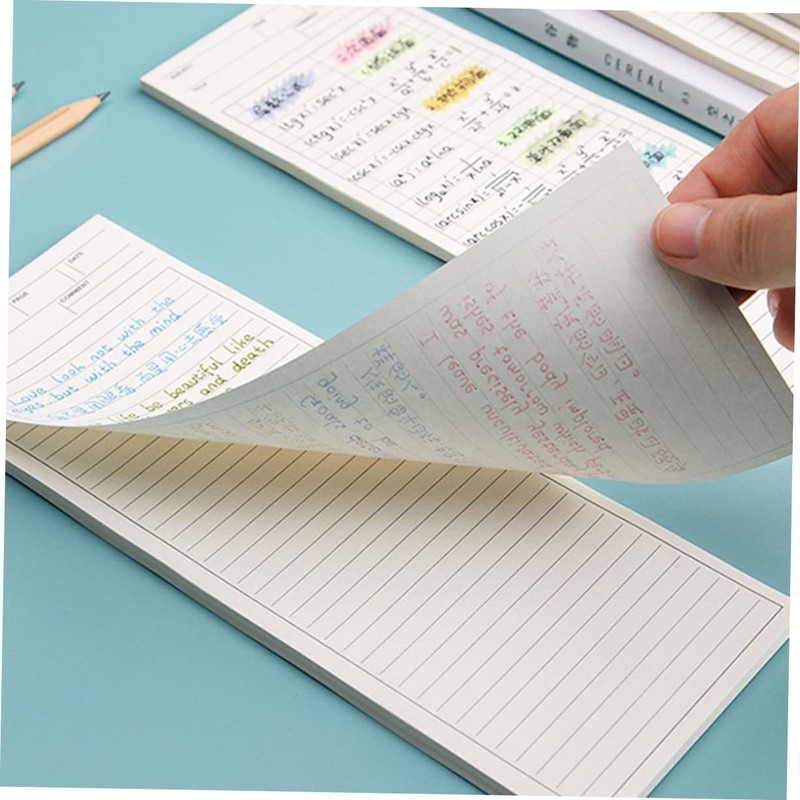 Operitacx Do List Notepad Calendar Notebook 3pcs Portable Writing Notepads