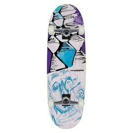 The Heated Wheel Skateboard Deck Sorry Burt 90's Egg Blue/Purple 9.25" x 32" Complete