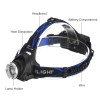 Unbranded 990000LM LED Headlamp USB Rechargeable Headlight Head Torch Lamp