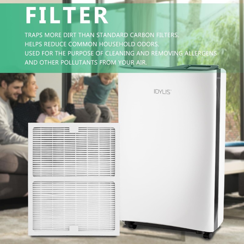 Gekufa Replacement Filter A Compatible with Idylis Air Purifiers IAP-10-100