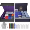 AFIING Trading Card Storage Box, 6000+ MTG Deck Box with