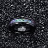 Vakki Ring, Wedding Ring, Laser Engraved, Wide 0.3-inch (8-mm) Wedding