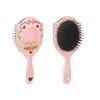 9th Anniversary Paddle Brush, Pink Sweetie Bear-Themed Hair Brush with