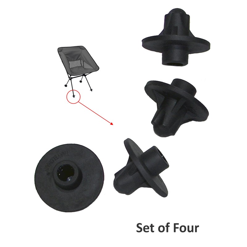 Travel Chair Anti-Sink Disc Feet Set of 4 for Shock