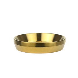 Dosing Funnel Anti Flying Powder Aluminum Alloy Universal Dosing Rings for Household Coffee Shop 58mm/2.3in Titanium Color