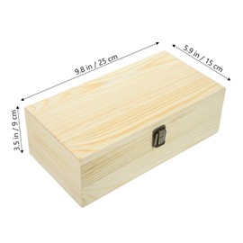 Zerodeko 32holes Wooden Essential Oil Storage Box Compartment Portable Organizer for Essential Oil Bottles for Travel and Display Lightweight Design Handmade from Pine