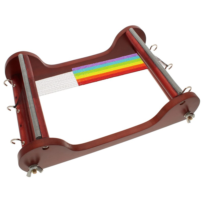 Wooden Bead Loom 7" x 11" x 3"