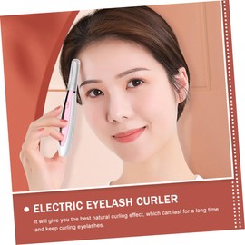 Baluue Mini Electric Eyelash Curler Heated Makeup Tool for Women Lash Curling Device Safe Design