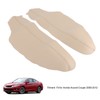 Front Door Panels Armrest Cover Microfiber Synthetic Leather Trim Sticker
