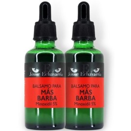 Loción estimulante para Cabello y Barba al 5% con Bergamota UNISEX 2 frascos Total 100ml