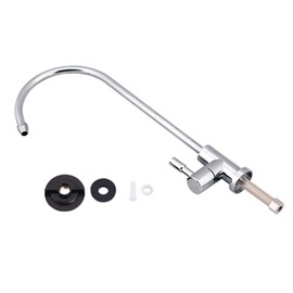Tyenaza Water Filter Tap Osmosis System Tap Activated Kitchen Sink Tap Single-Handle Chrome Reverse Osmosis Drinking Water Filter 1/4 Inch Zinc Alloy
