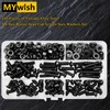 Mywish 240 Pieces M6 Screw Nuts and Bolts Assortment Kit,