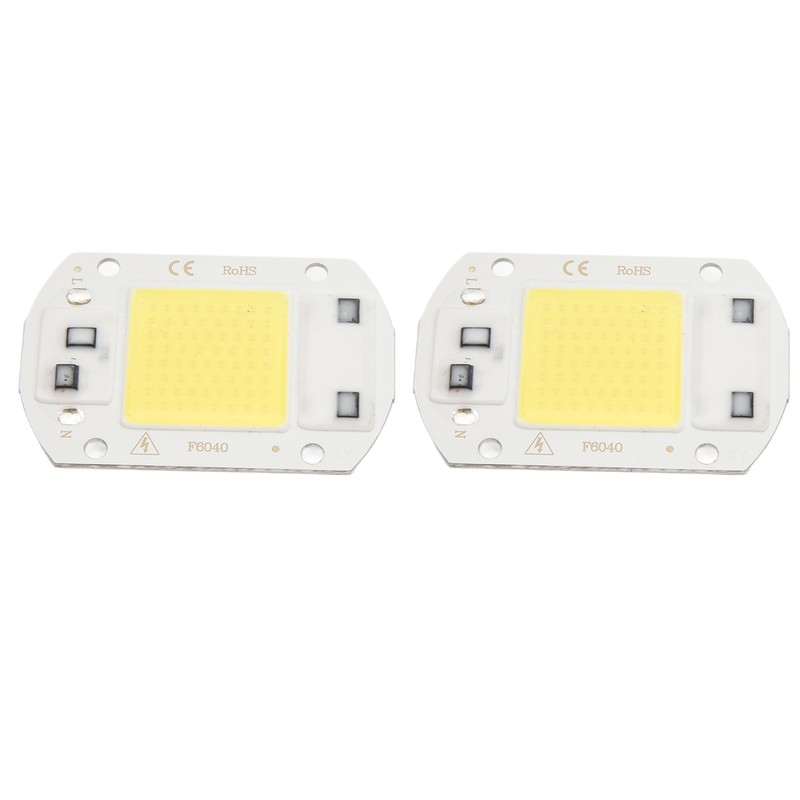 2 Pcs LED COB Chip High Power Driverless Integrated SMD