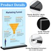 6Pack Acrylic Sign Holder 8.5x11 Vertical ,Clear Sign Holder Double-Sided