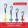WORKPRO 8PCS Bungee Cords Heavy Duty Outdoor 18", 24", 48",