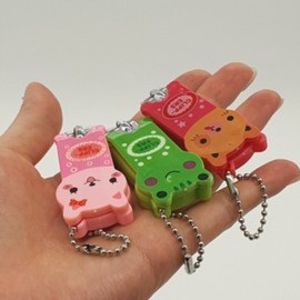 Animal-shaped portable nail clippers, animal mini nail clippers 12ea