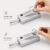 Spring Floor Door Latch Lock for Revolving Doors - Stainless