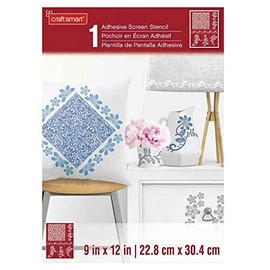Craft Smart 1 Adhesive Flex Stencil 9in X 12in Daisy Lace