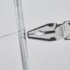 Houseran Pliers, Tool, Electrician, Pliers, Strong Power Pliers, Spring Included,