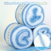 Katech Yarn for Crocheting-Gradient Cake Yarn-4x100g 60% Cotton 30% Acrylic