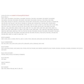 MASUNN Carbon Brushes 17 x 8 x 5 mm for Bosch Drill Generic Electric Motor