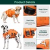 Kuoser Dog Life Jacket High Flotation, Reflective Dogs Life Vest