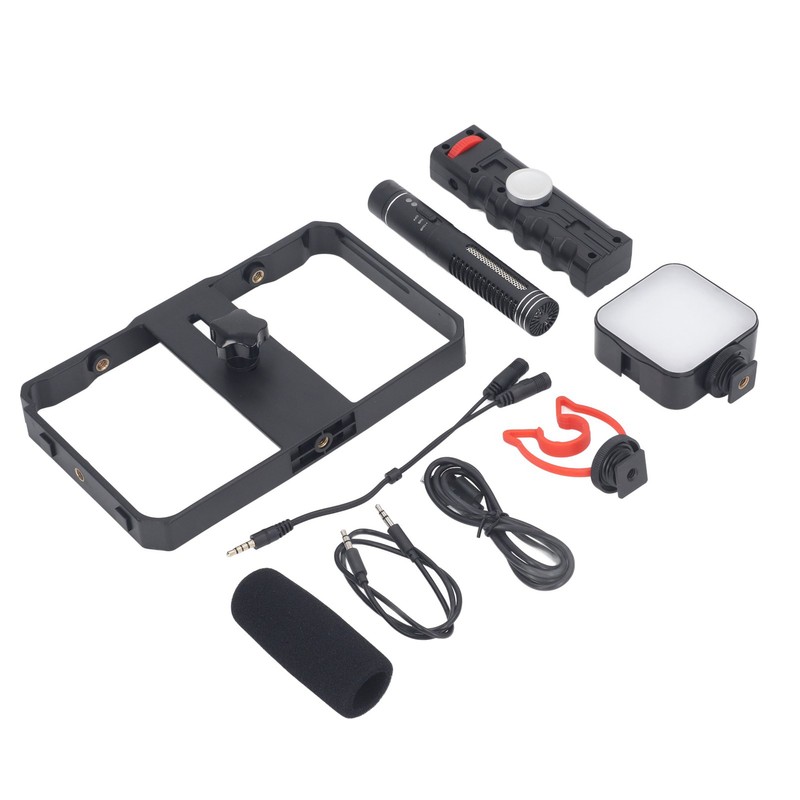 Phone Video Rig Kit with Handle Phone Stabilizer Cage Fill