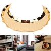 Serving Platter Zinc Alloy Fruit Plate Contemporary HalfMoon Shape Tableware