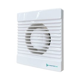 Extractor Ecoslim 4 Blanco ABS Masterfan silencioso, elimina olores, vapor y humedad, para baño, cocina