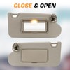 TadaMark Left Driver & Right Passenger Side Sun Visor Fit